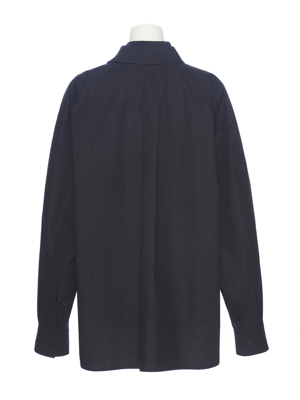 Double Collared Shirt (Black)