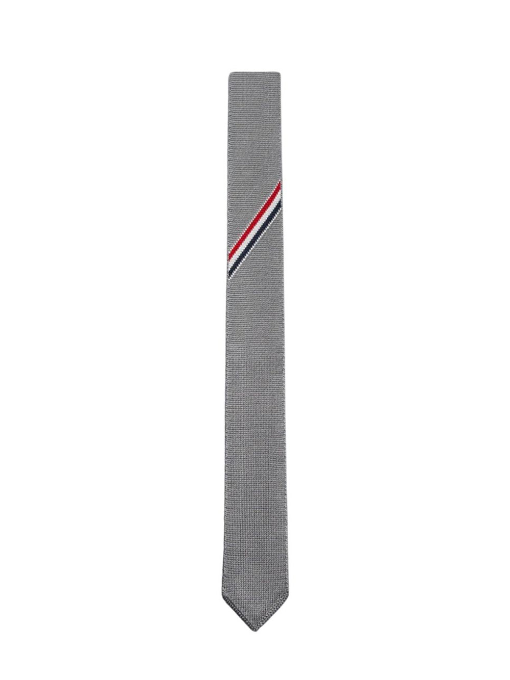 Double Face Silk Tie (Light Grey)