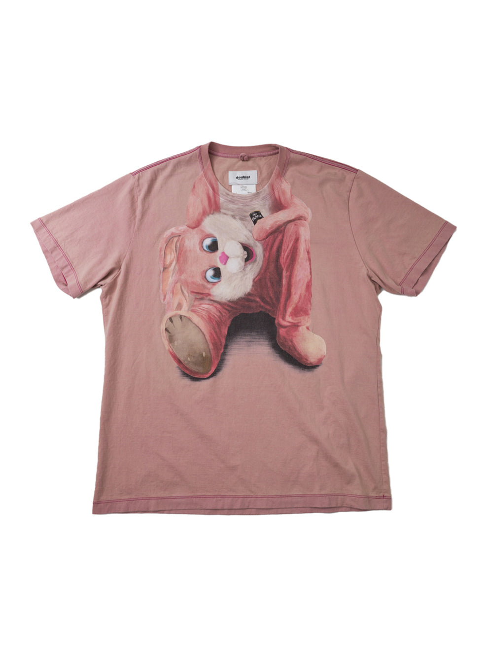Stuffed Rabbit During Break T-shirt (Pink)