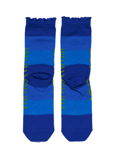 A Rose Socks (Blue)