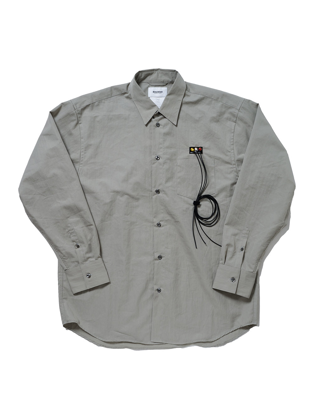 RCA Cable Embroidery Shirt (Grey)