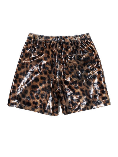 Summer Fur Short Pants (Leopard)