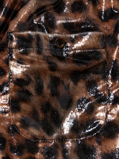 Summer Fur Short Pants (Leopard)