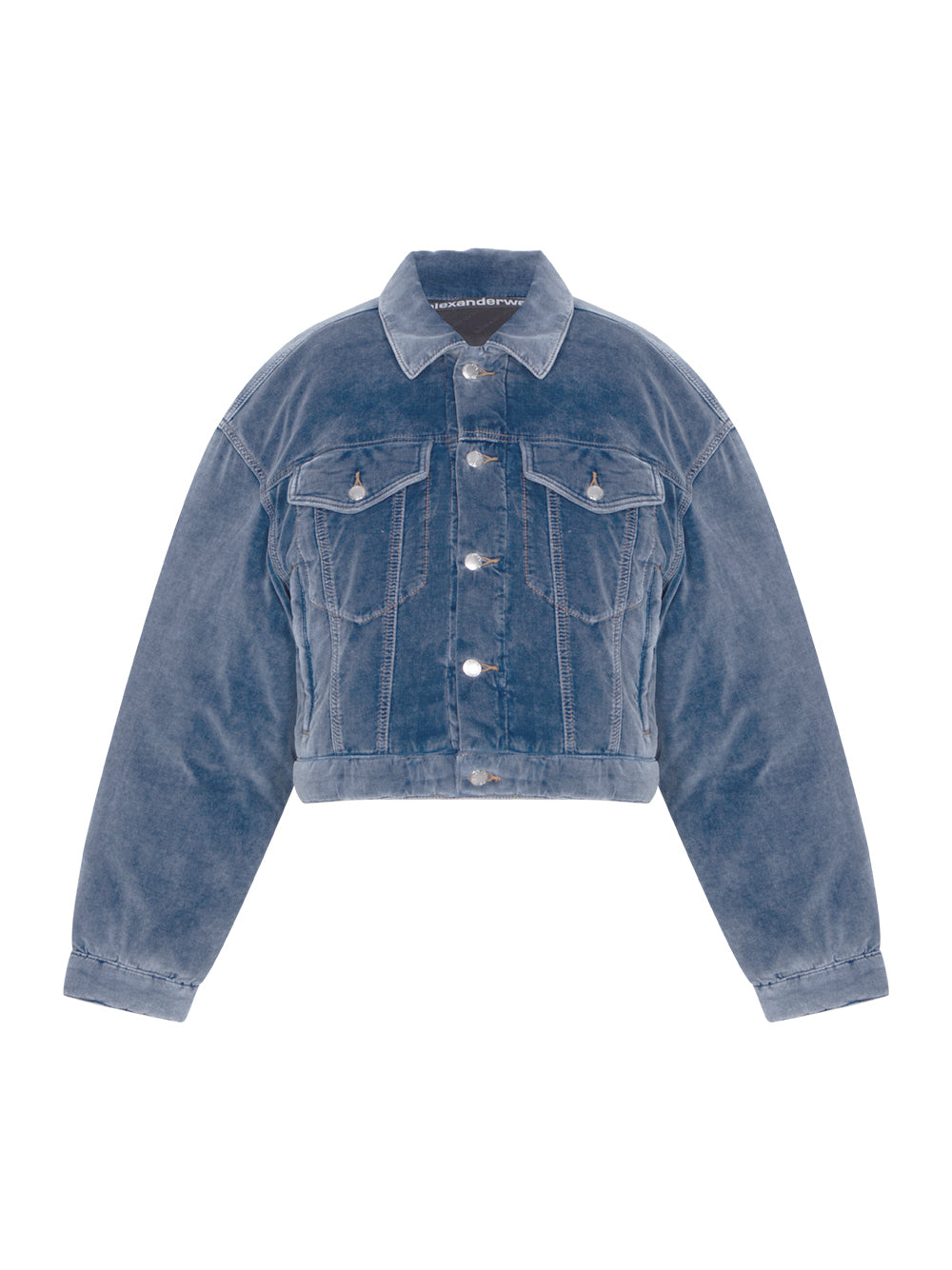 Down Trucker Jacket (Washed Light Indigo)