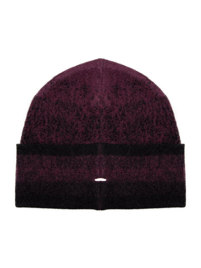 Downing Cashmere Blend Beanie (Burgundy Multi)