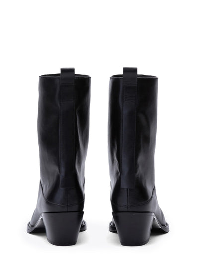 Downtown Wide Shaft Boot (Black)