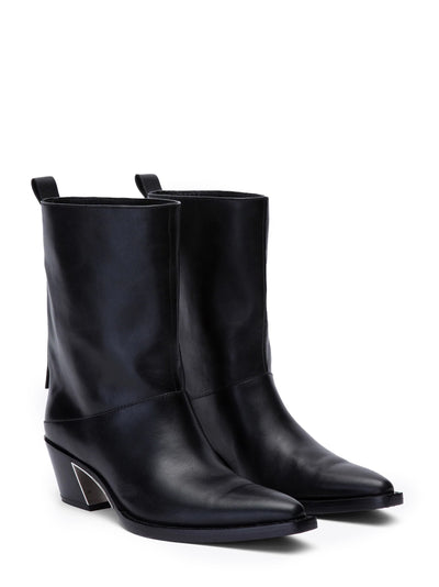 Downtown Wide Shaft Boot (Black)