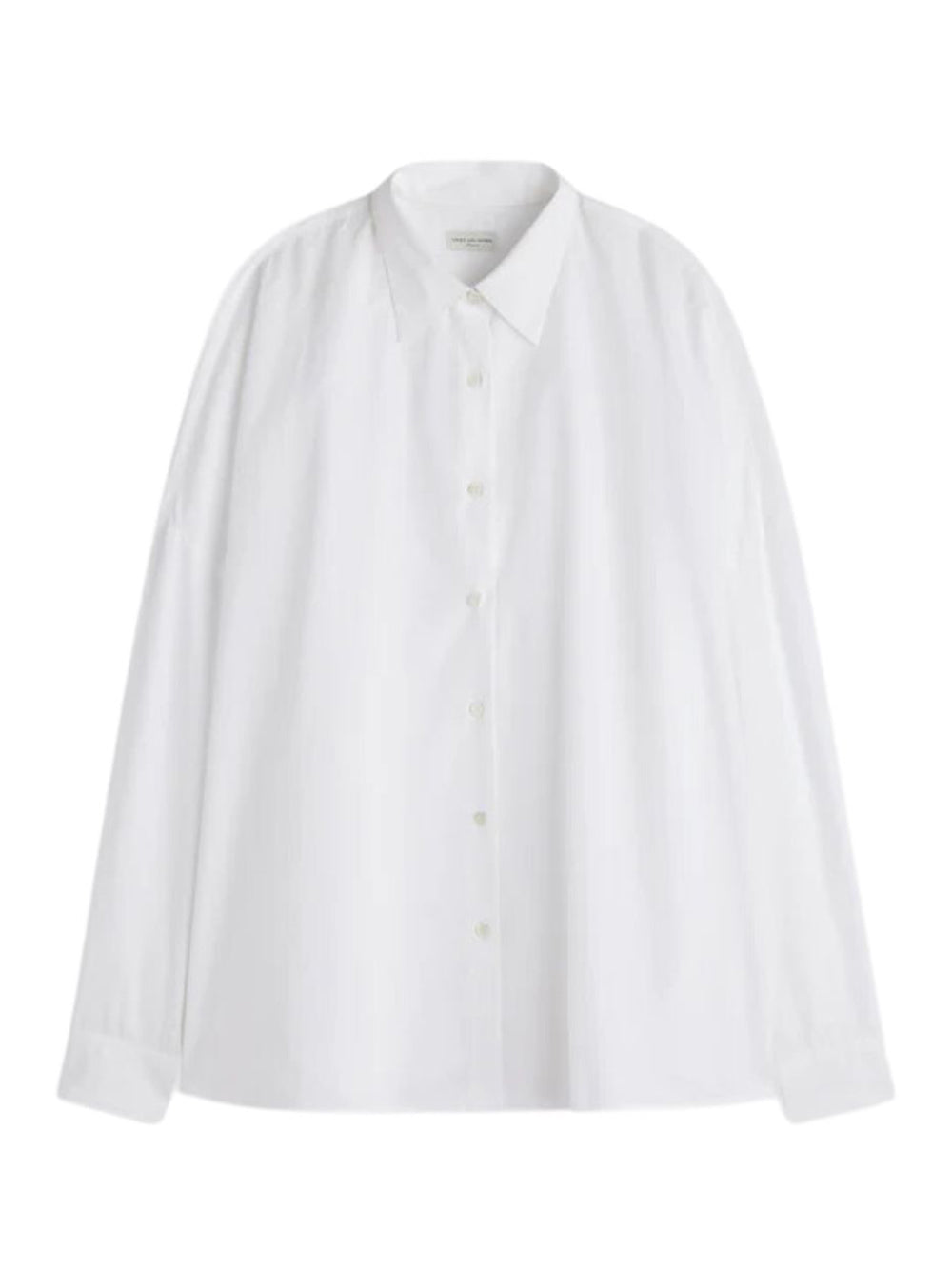 Cotton Cocoon Shirt (White)