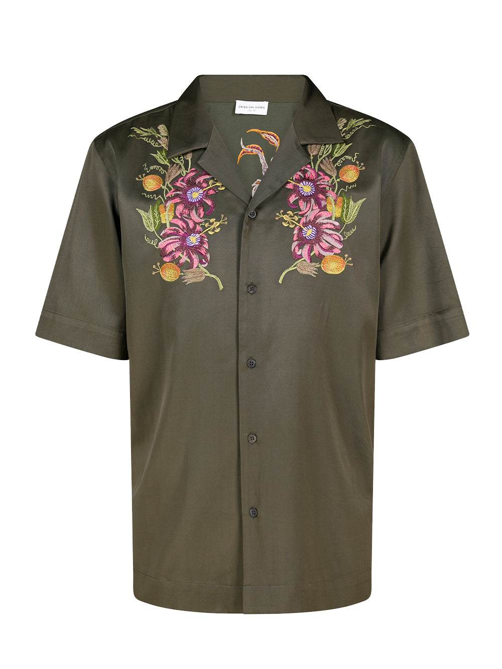 Embroidered Shirt (Khaki)