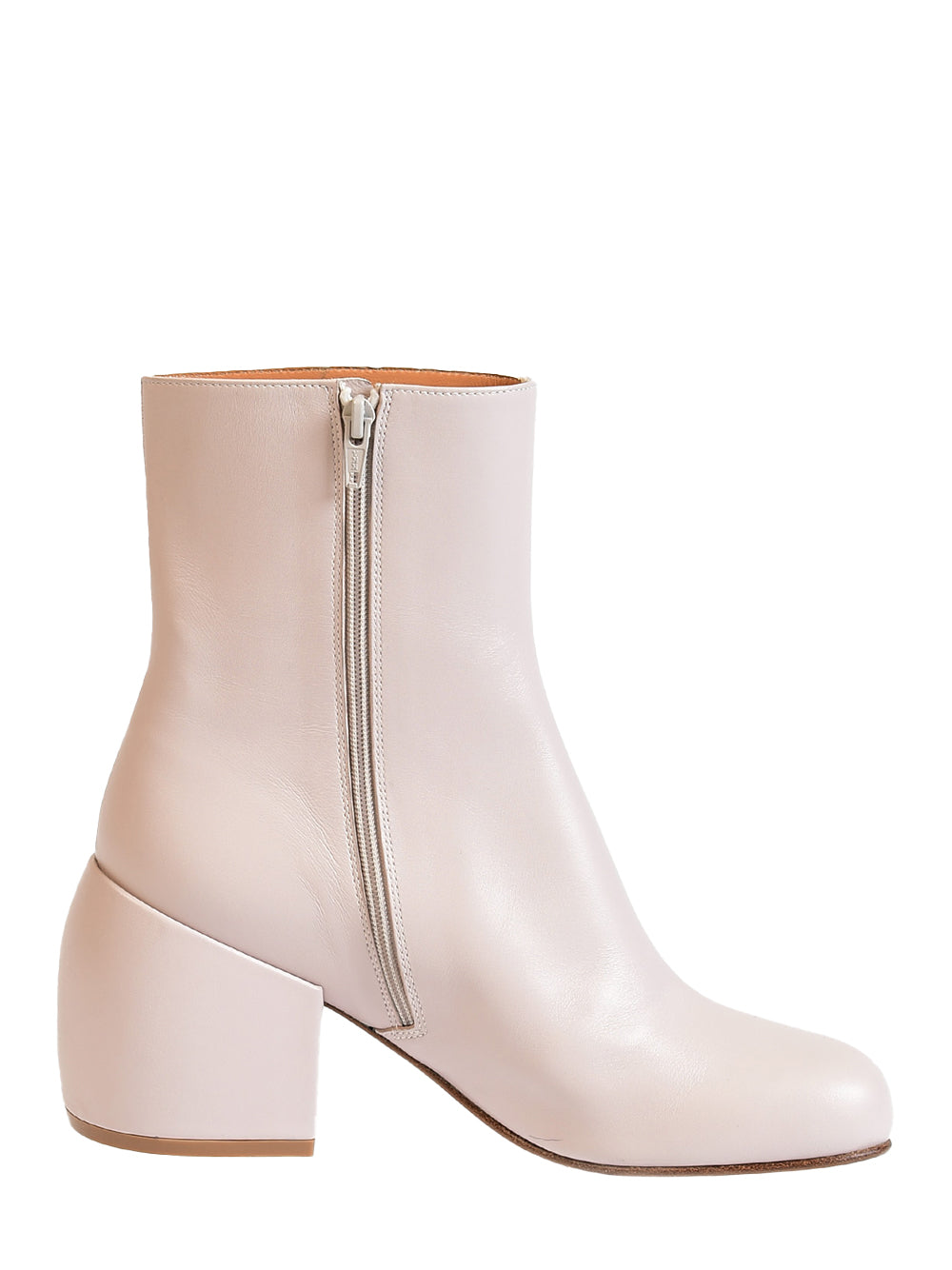 Heeled Ankle Boots (Ivory)