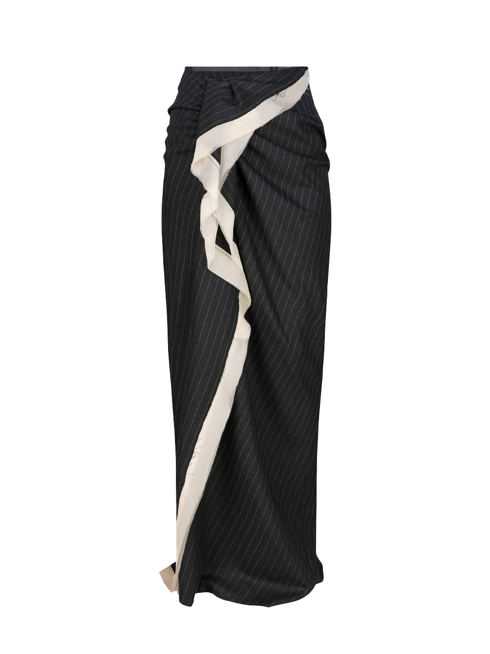 Long Draped Skirt (Anthracite)