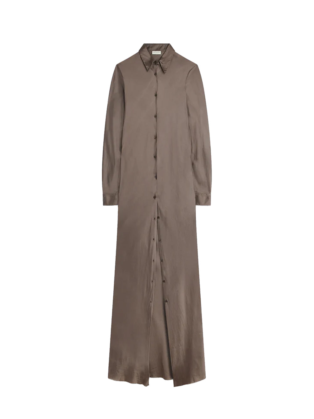 Maxi Shirt Dress (Grey)