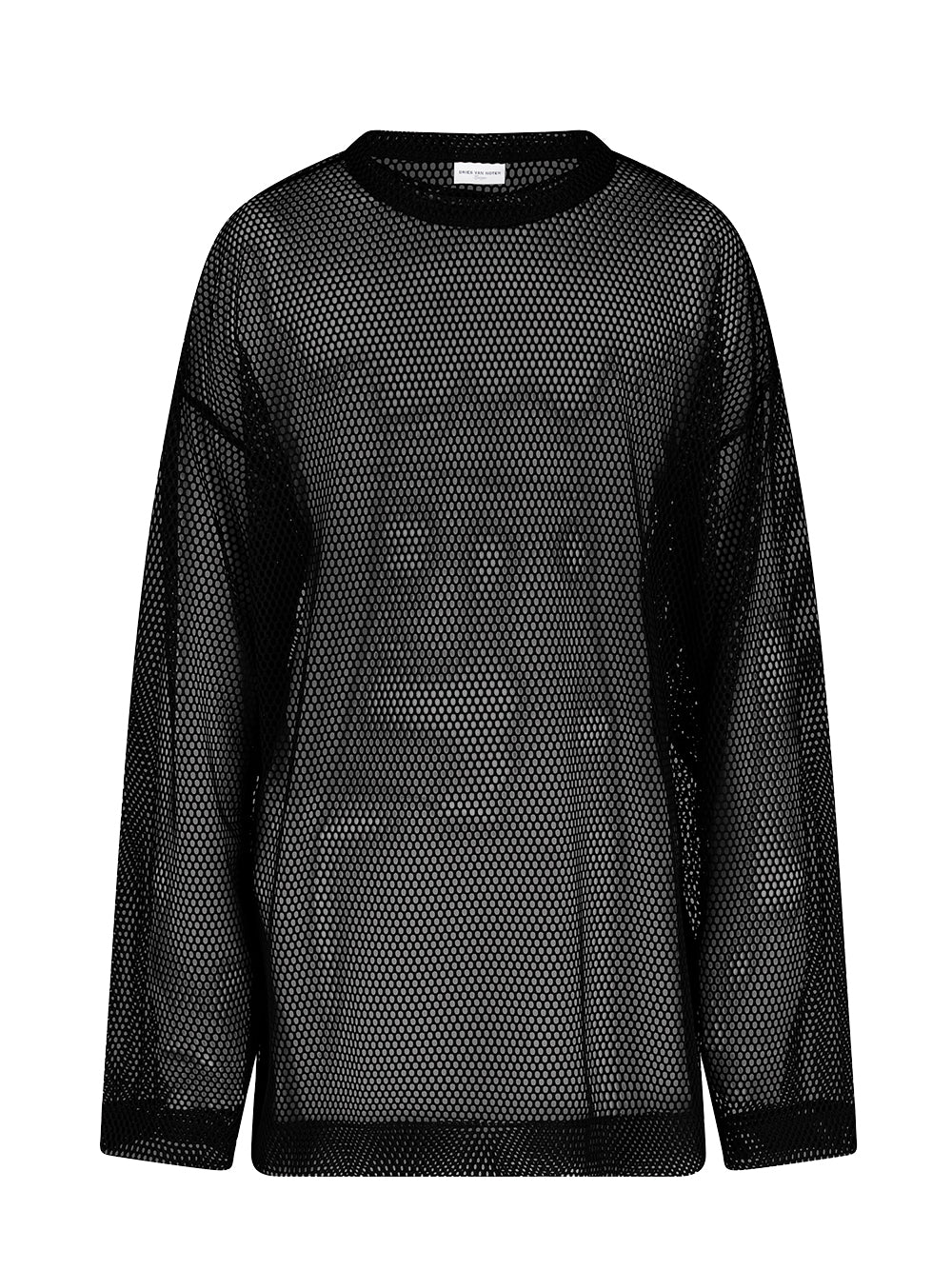 Oversized Mesh Tee (Black)