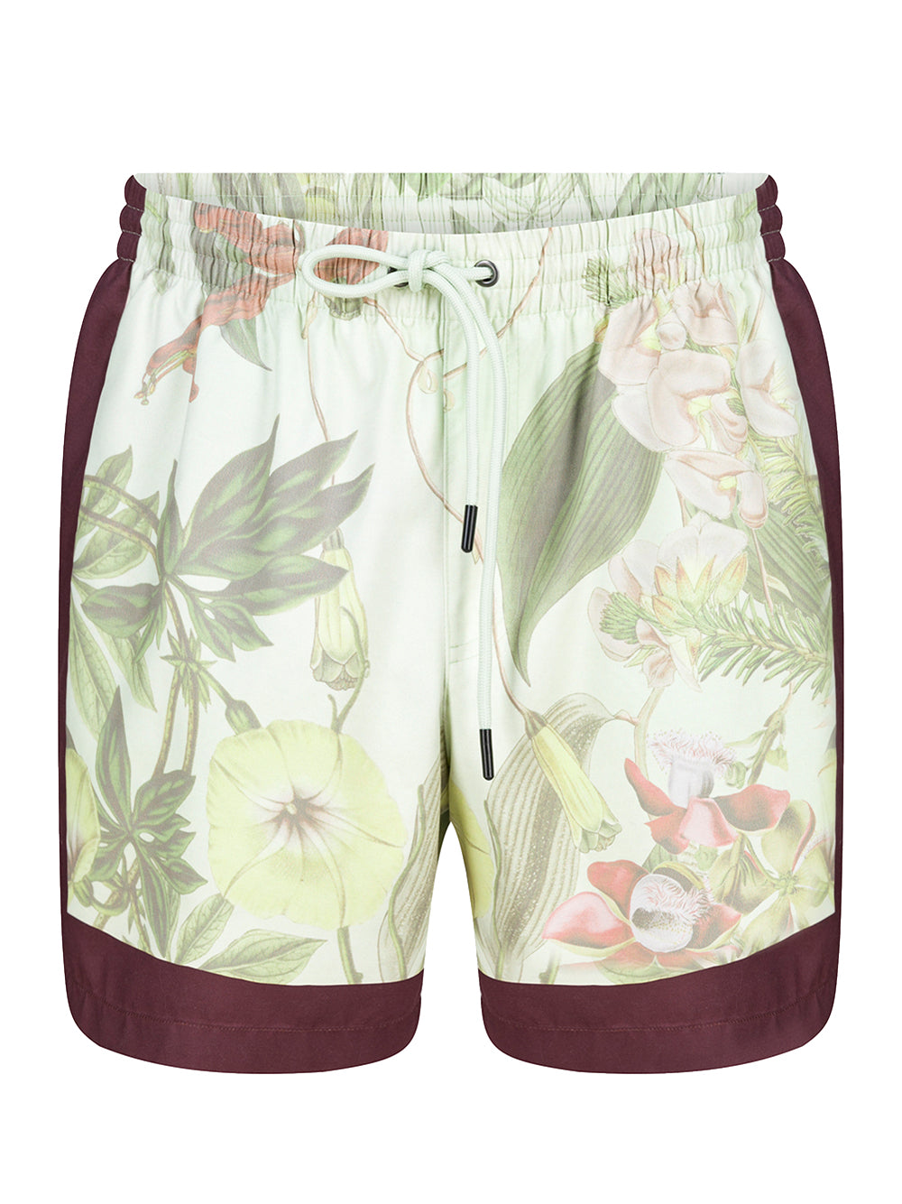 Printed Swim Shorts (Lime)