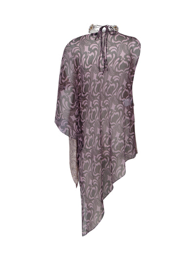 Clavier Embellished Asymmetric Top (Blush)