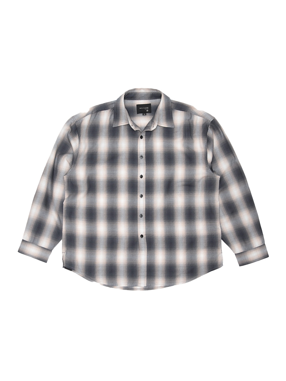 Drop Ls Shirt (Grey/Pink Check)