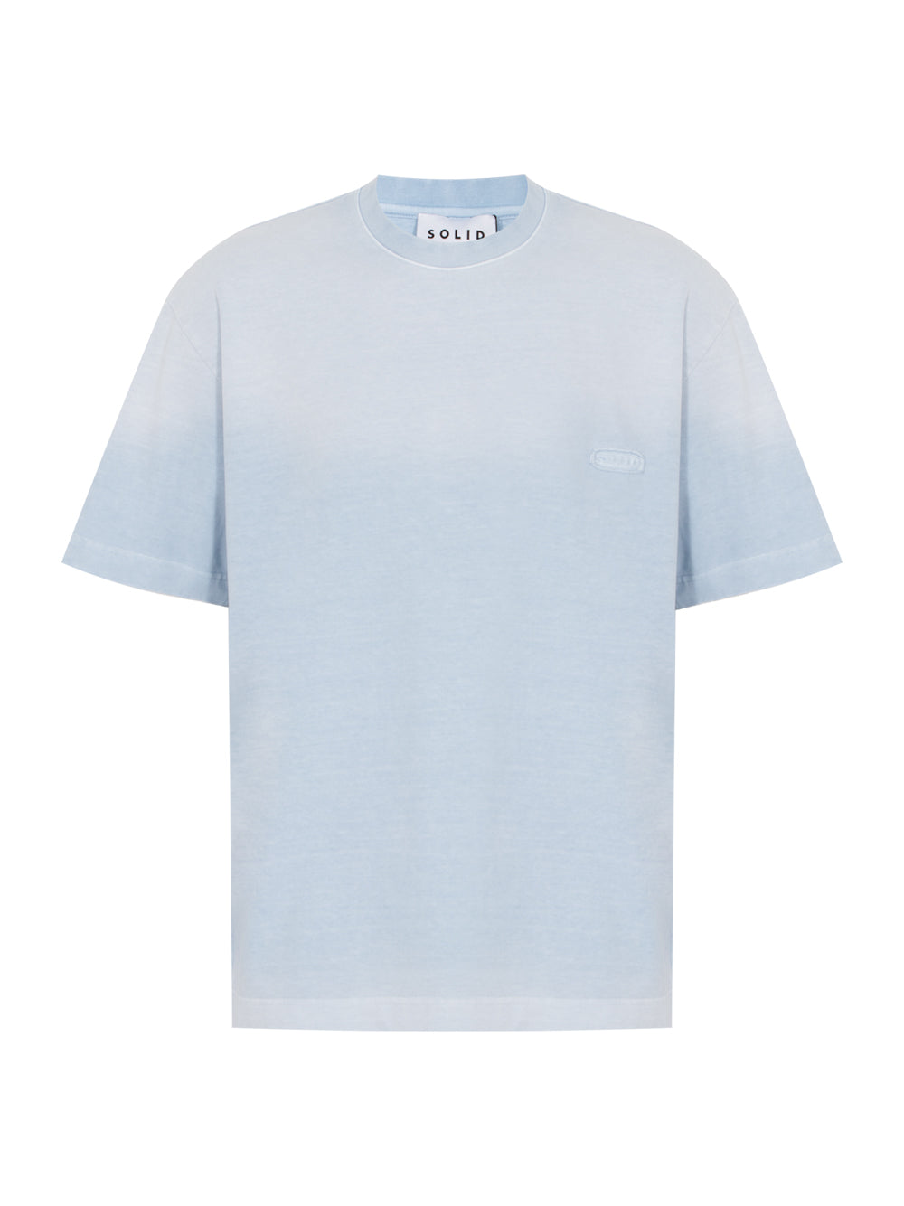 Dyeing Back Logo T-Shirt (Light Blue)