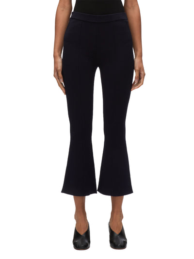 Pull On Cropped Kickflare Pant Midnight