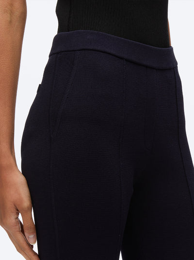 Pull On Cropped Kickflare Pant Midnight