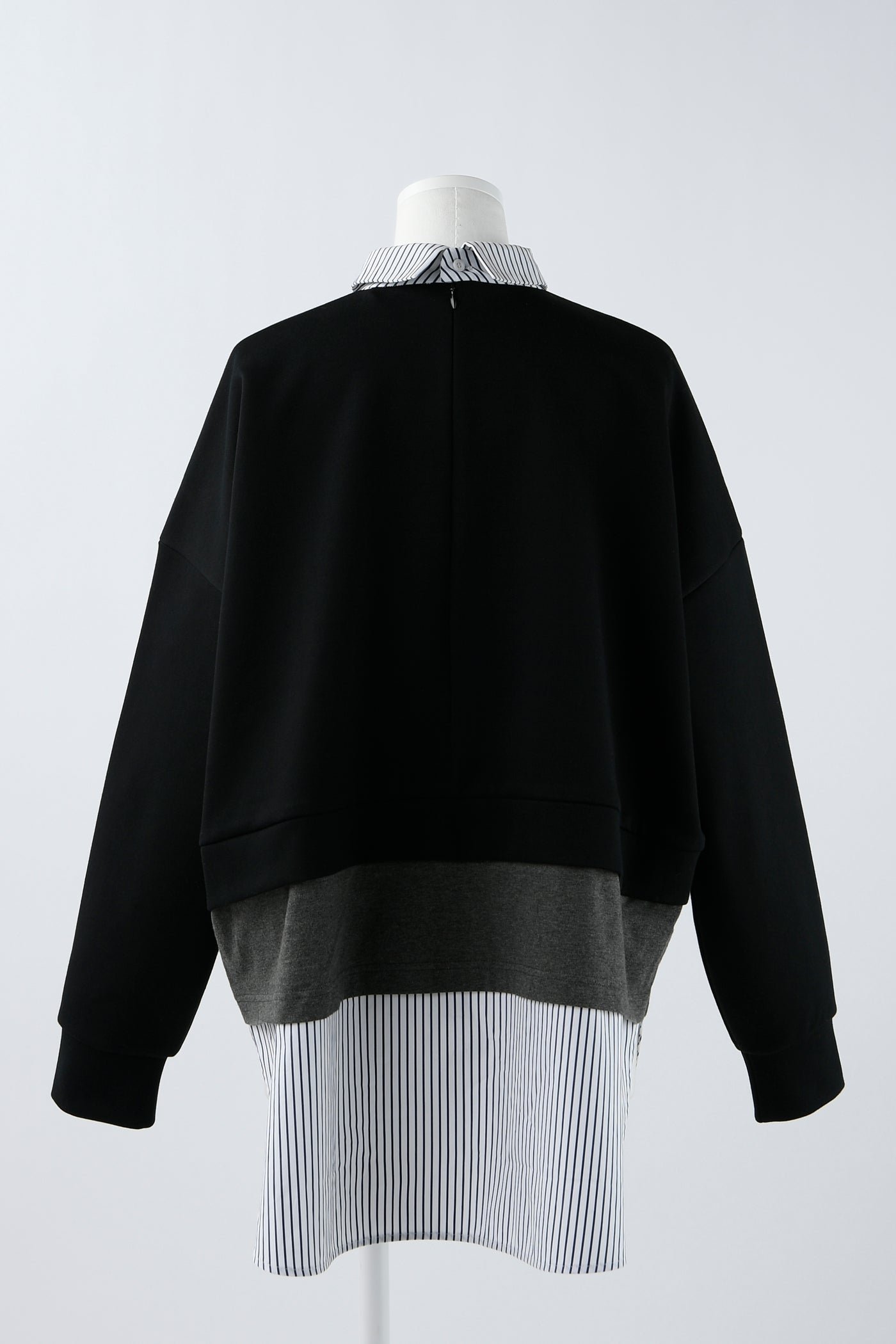 Layered Pullover (Dark Grey)