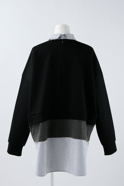 Layered Pullover (Dark Grey)