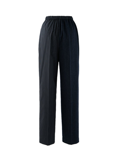 Straight - tailored Trousers (Dark Navy)