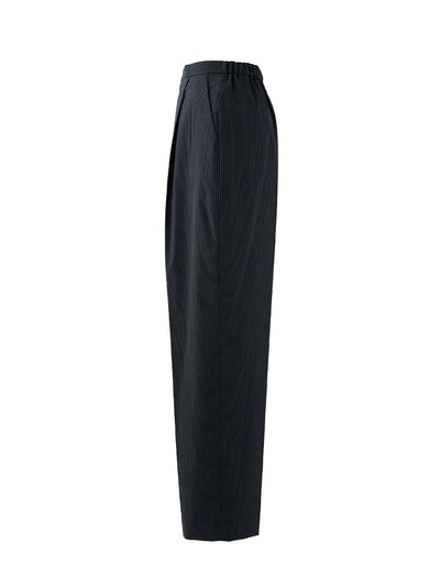 Straight - tailored Trousers (Dark Navy)
