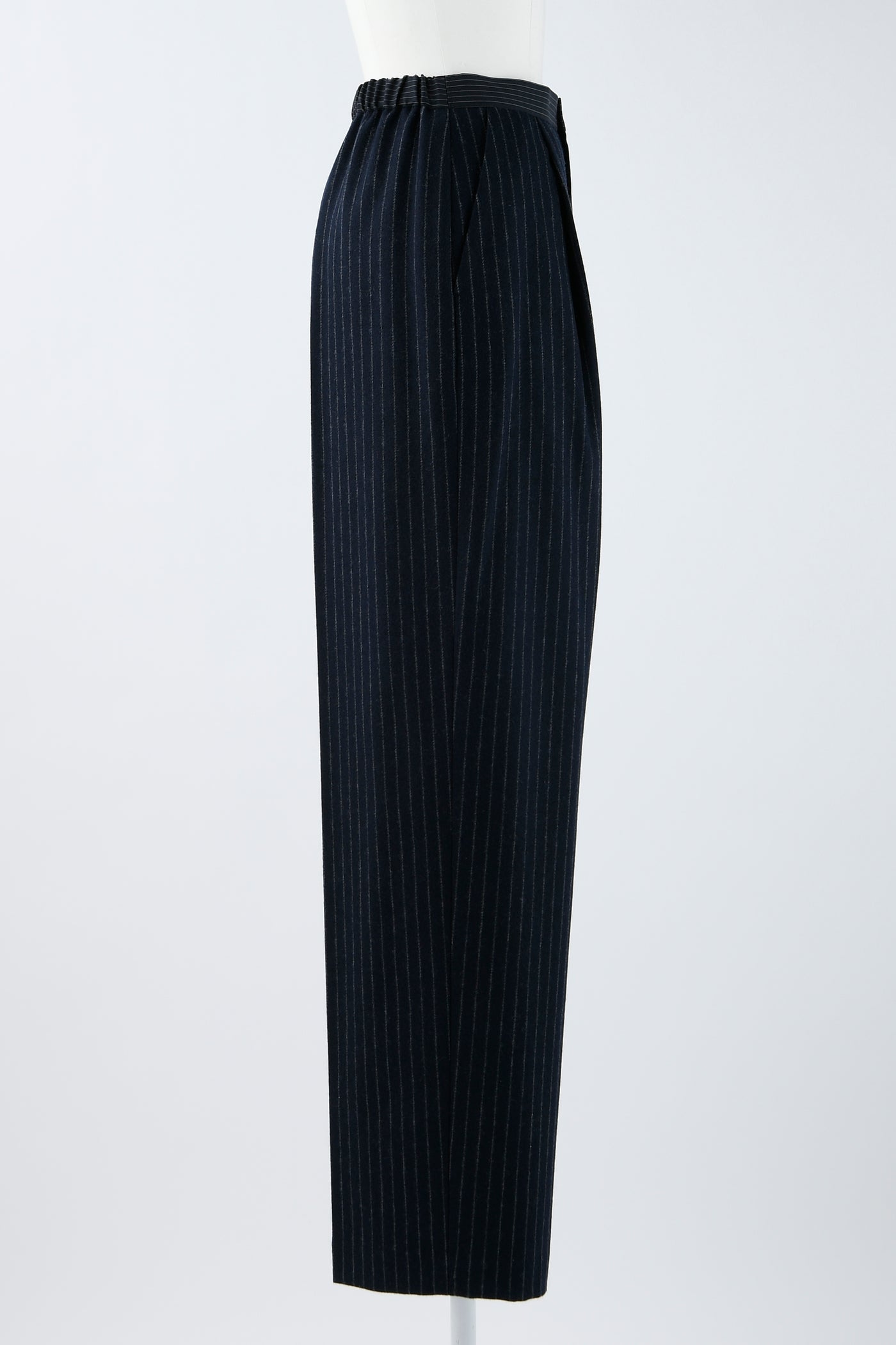 Straight - tailored Trousers (Dark Navy)