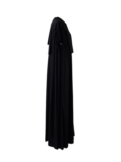 A-Line Hidden Arm Dress (Black)