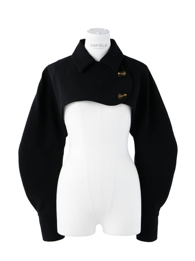 Cropped Circle Jacket (Black)