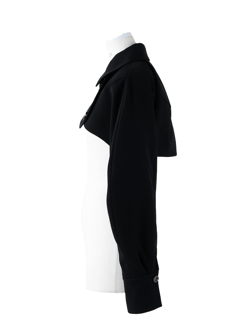 Cropped Circle Jacket (Black)