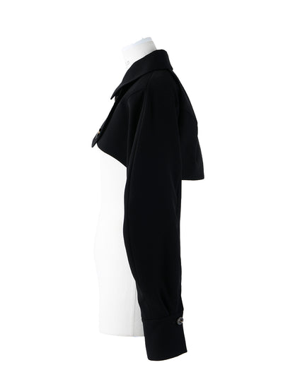 Cropped Circle Jacket (Black)