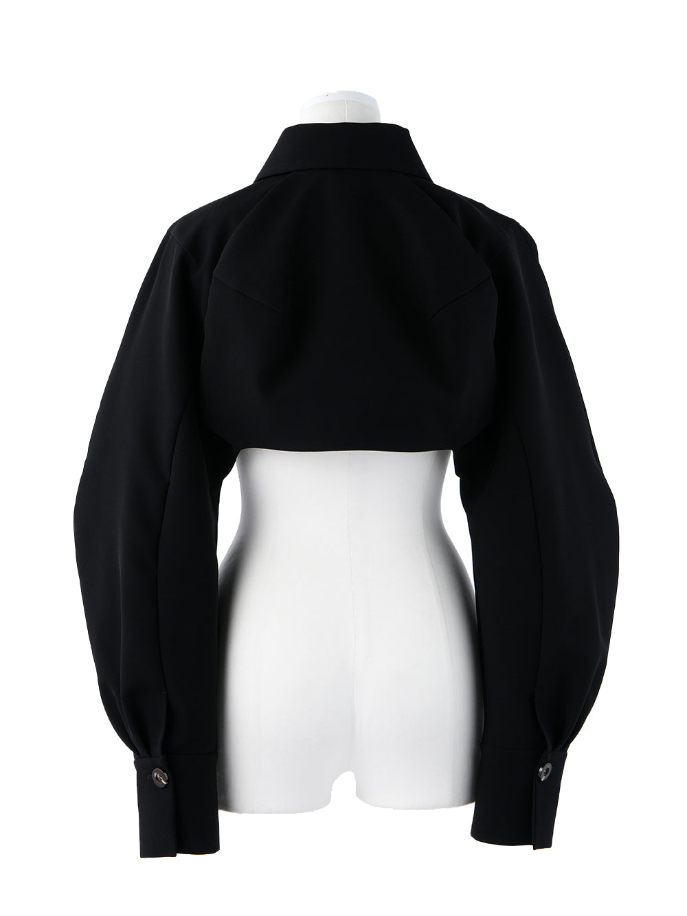 Cropped Circle Jacket (Black)