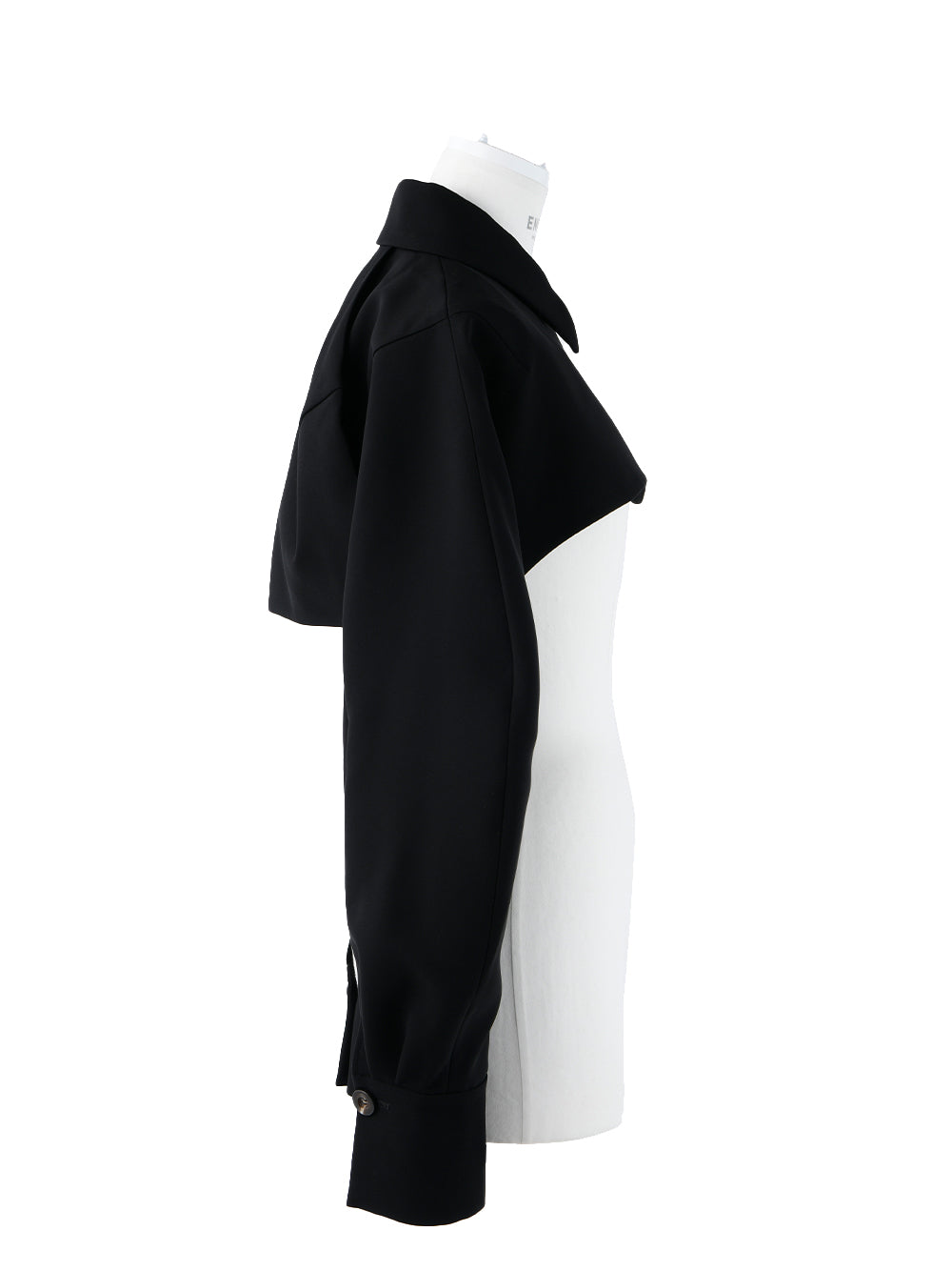 Cropped Circle Jacket (Black)