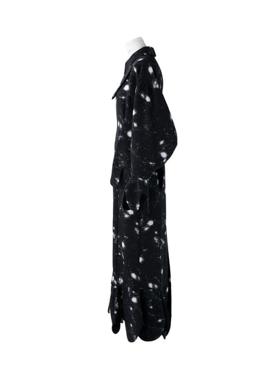 Drip Collar Dress (Black)