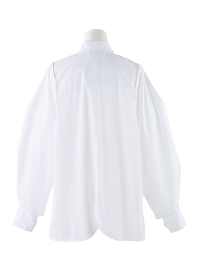 Hole Collar Shirt (White)