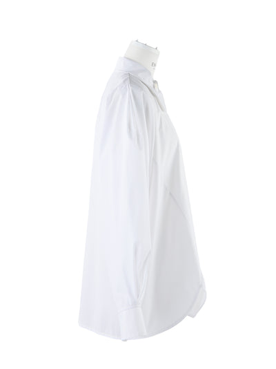 Hole Collar Shirt (White)