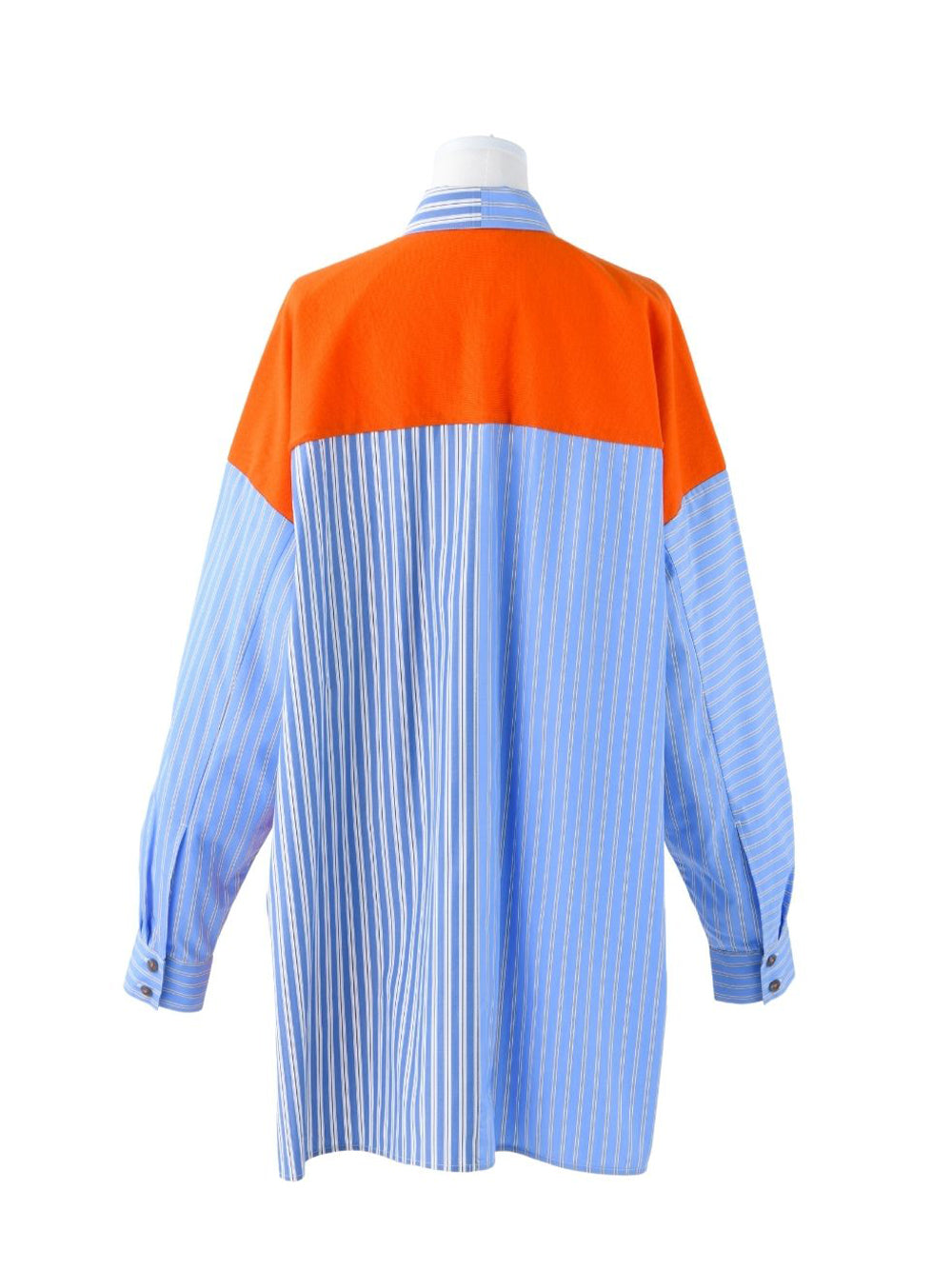 Knit Cardigan Shirt (Orange)