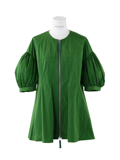 Two Way Blouse Blouson (Medium Green)