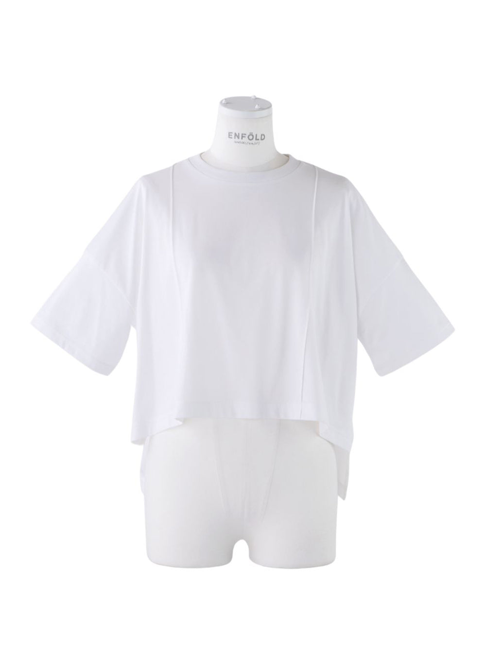 Wide Cropped T-shirt (White)