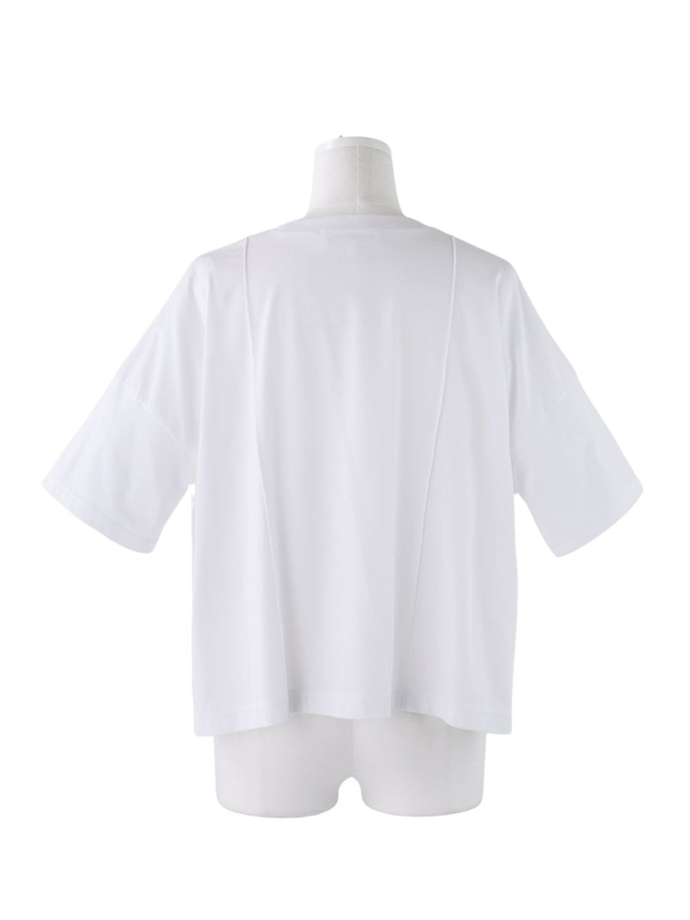 Wide Cropped T-shirt (White)