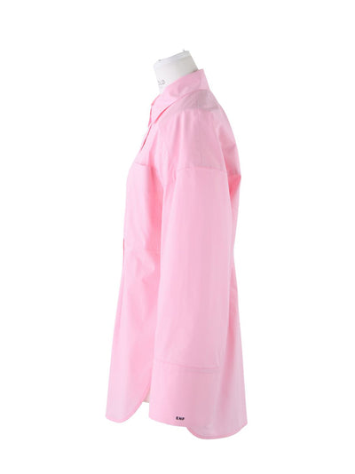 Wide Sleeves Shirt (Light Pink)