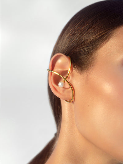 Costume Jewelry (No Precious Metals) | Ear Metals) Gold-Left