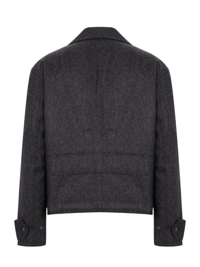 Eddy Wool Jacket (Mid Charcoal)