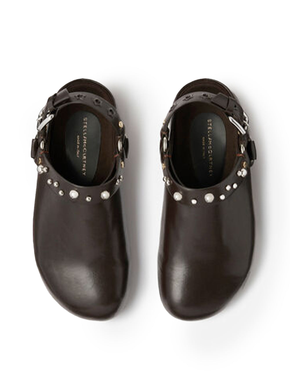 Elyse Studded Clogs (Coffee Brown)