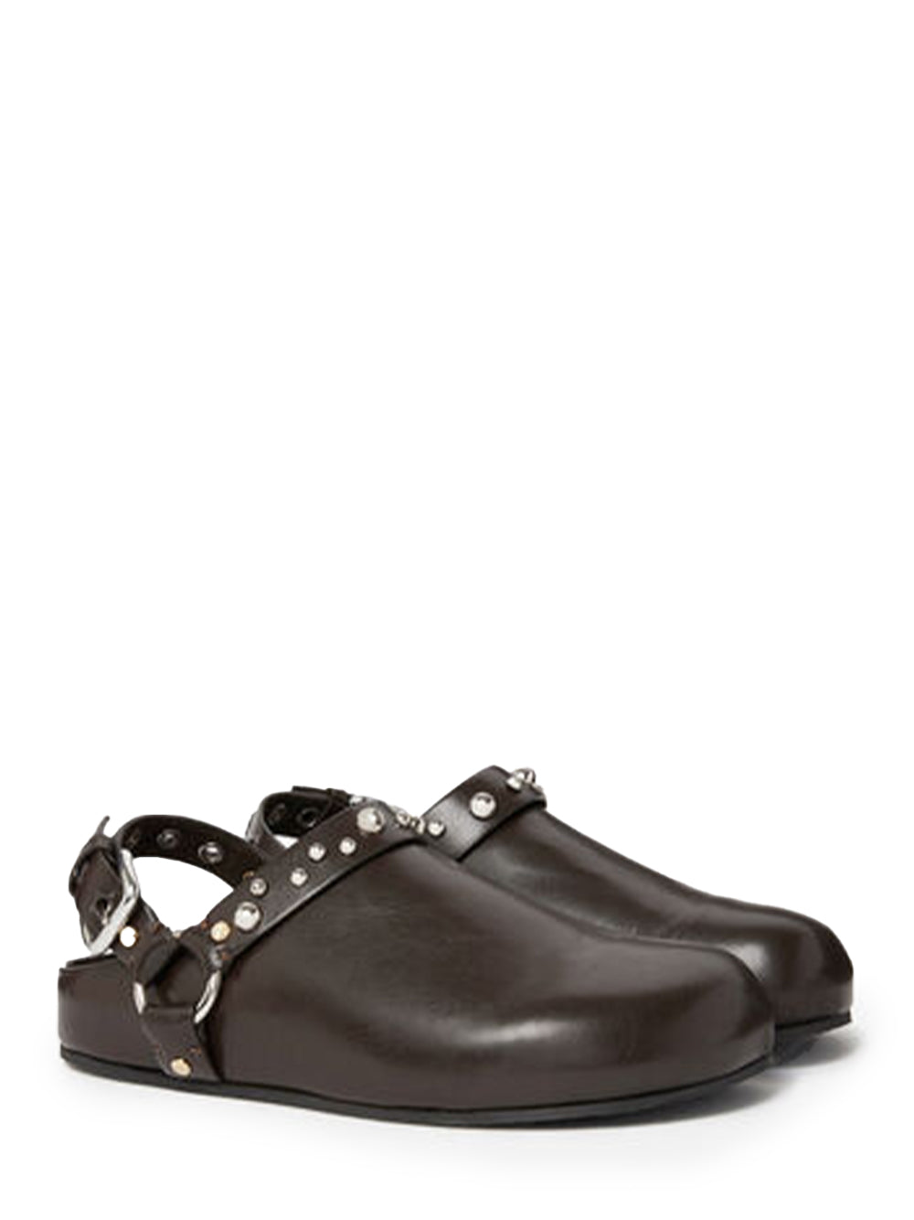 Elyse Studded Clogs (Coffee Brown)