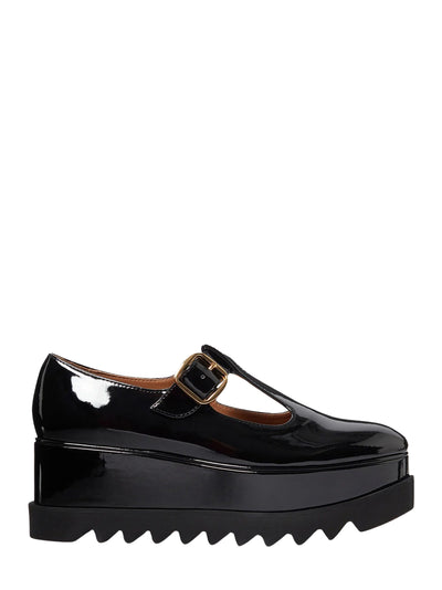 Elyse T-Bar Platform Mary Janes (Black)