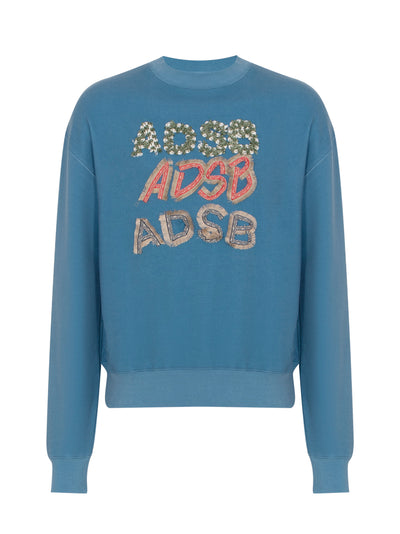 Essential Adsb Patch Logo Sweatshirt (Blue)