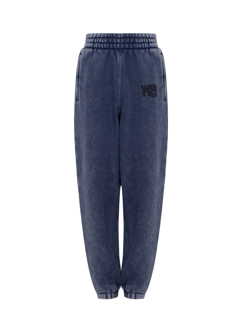 Essential Terry Classic Sweatpants Puff Paint Logo (Acid Black Ice)