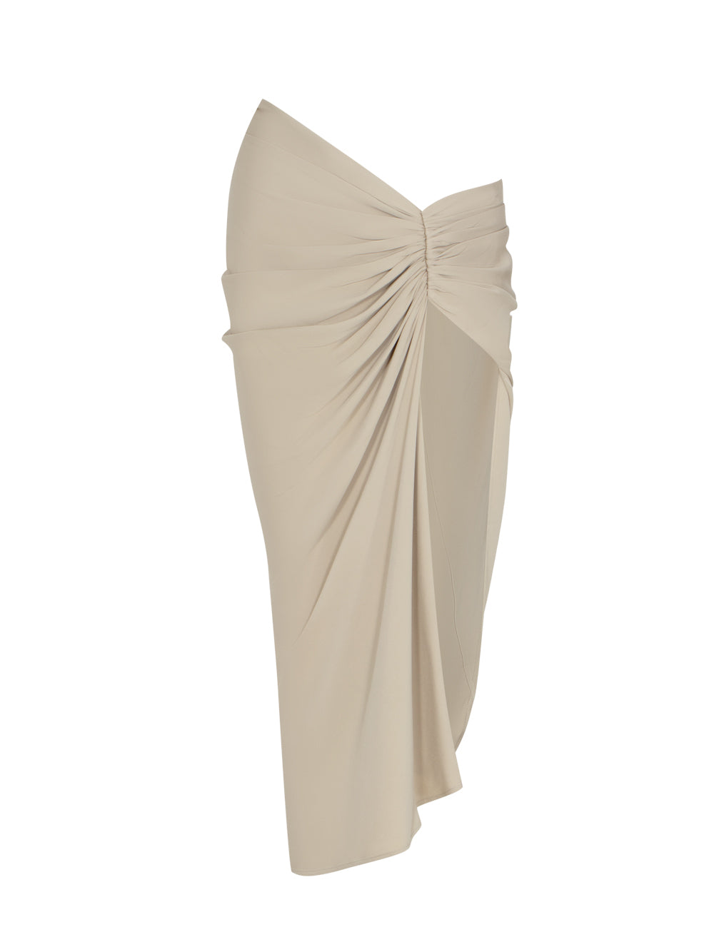 Euripides Ruched Skirt (Stone)